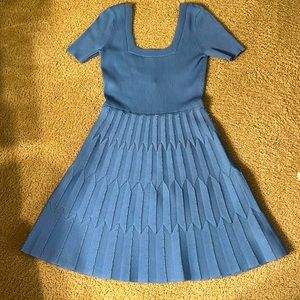 Sandro Blue dress, very elegant!